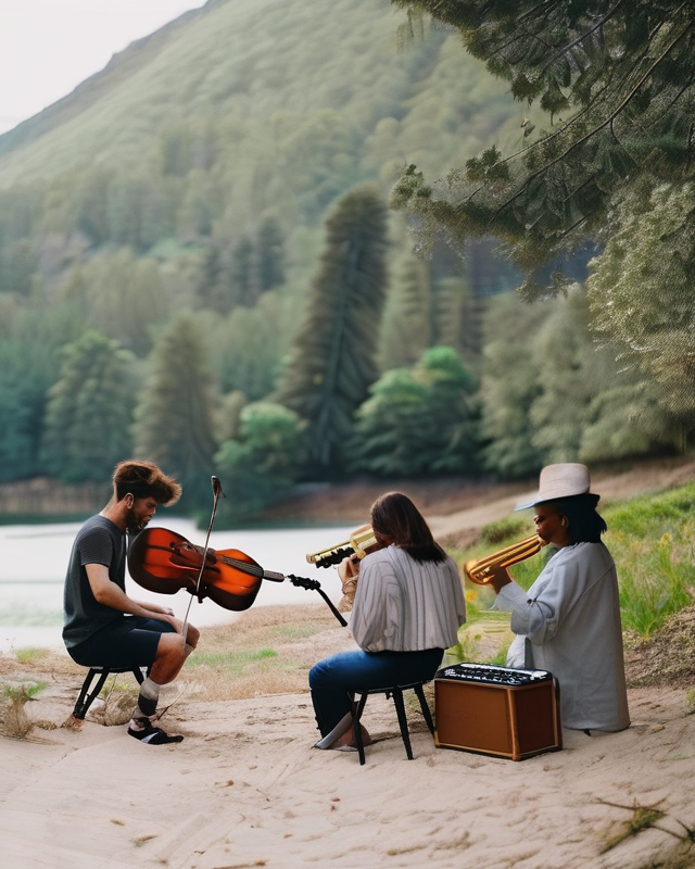 0 people playing music in nature