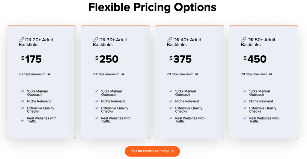 Pricing Models for Link Building