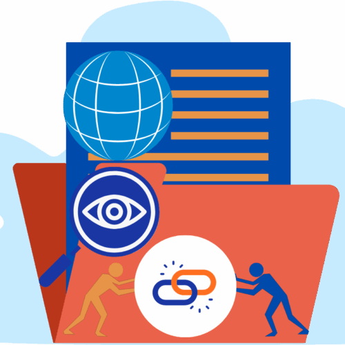 What search engines see in link building